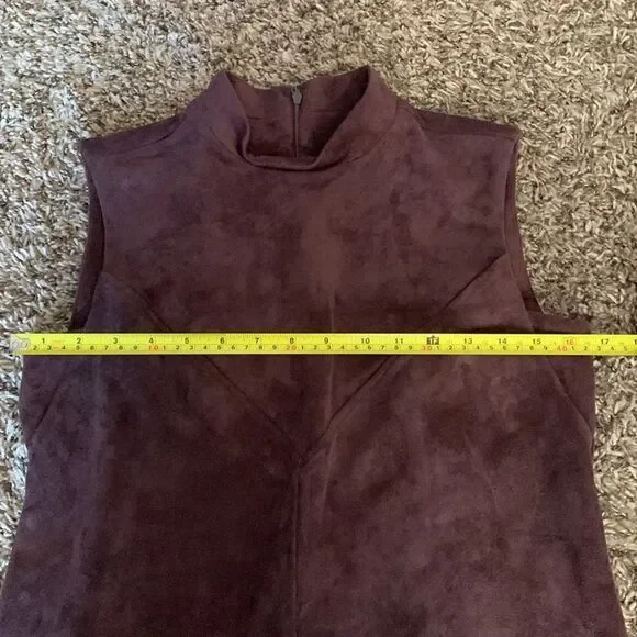 Ivanka Trump plum/purple velvet dress, size 8. - Picture 5 of 10